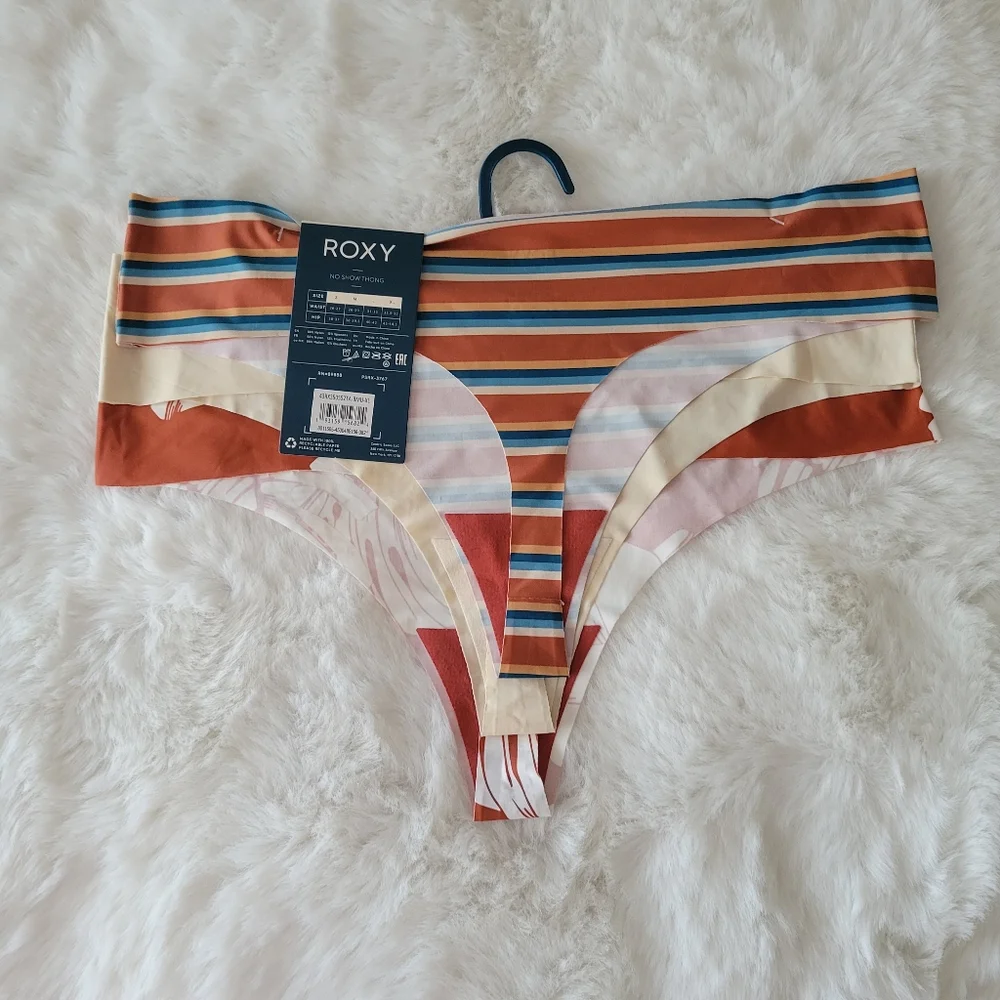 ROXY BRAND NEW 3-PACK NO SHOW THONG SIZE XL - Picture 3 of 7